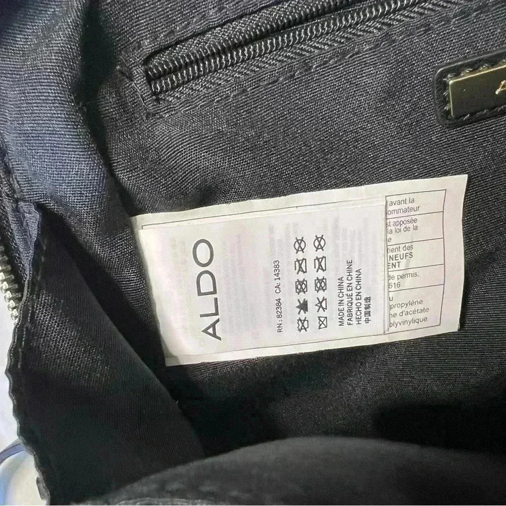 Aldo Black Backpack!! - Picture 7 of 8
